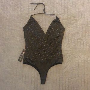 BEBE Halter Top Bodysuit
